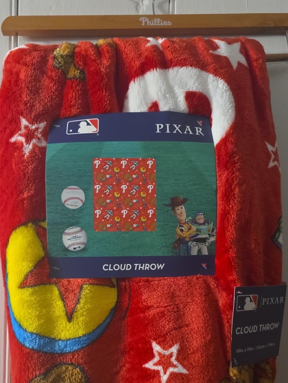 Pixar Toy Story Kids Red Cloud Throw Blanket - Plush